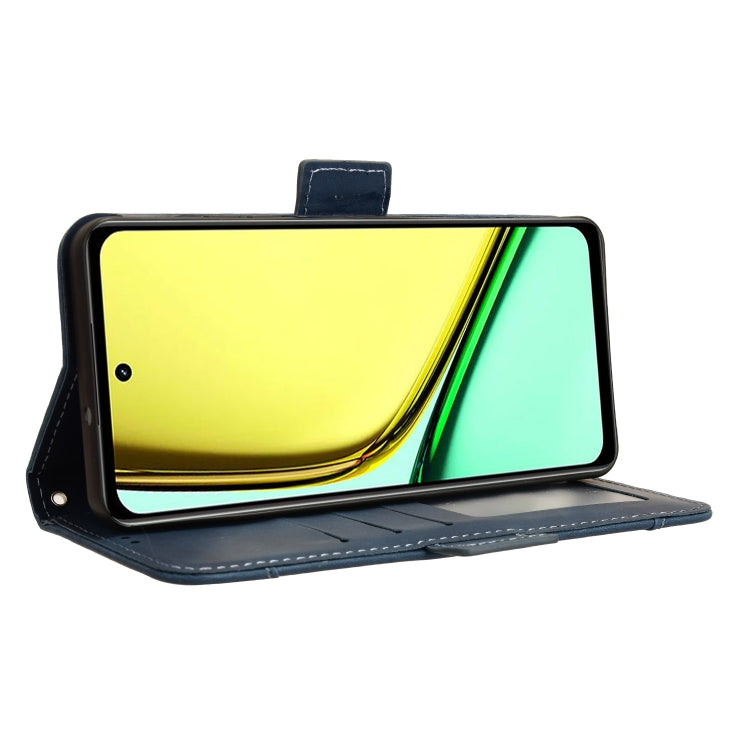 For Realme 12 Lite 4G Skin Feel Calf Texture Card Slots Leather Phone Case