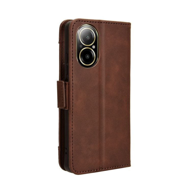 For Realme 12 Lite 4G Skin Feel Calf Texture Card Slots Leather Phone Case