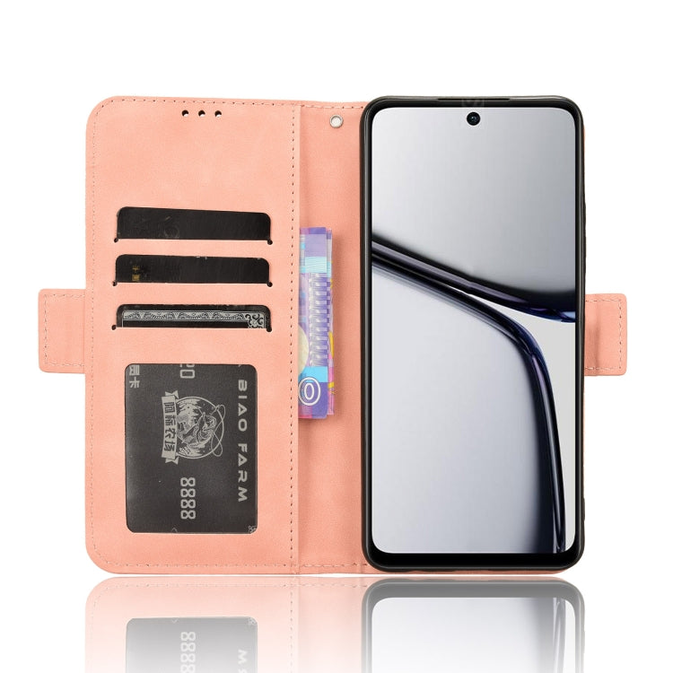 For Realme C65 4G Skin Feel Calf Texture Card Slots Leather Phone Case