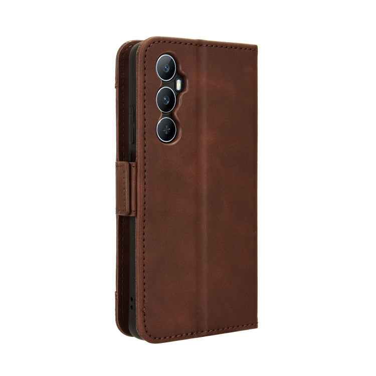 For Realme C65 4G Skin Feel Calf Texture Card Slots Leather Phone Case