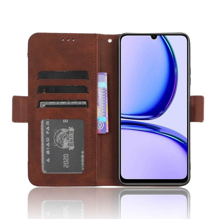 For Realme Note 50 4G Skin Feel Calf Texture Card Slots Leather Phone Case