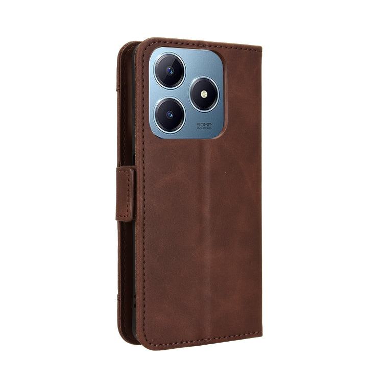 For Realme C63 4G / C61 4G / Narzo N63 4G Skin Feel Calf Texture Card Slots Leather Phone Case