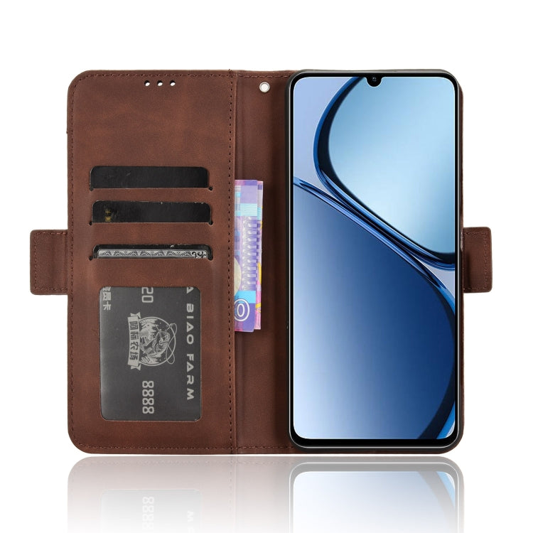 For Realme C63 4G / C61 4G / Narzo N63 4G Skin Feel Calf Texture Card Slots Leather Phone Case
