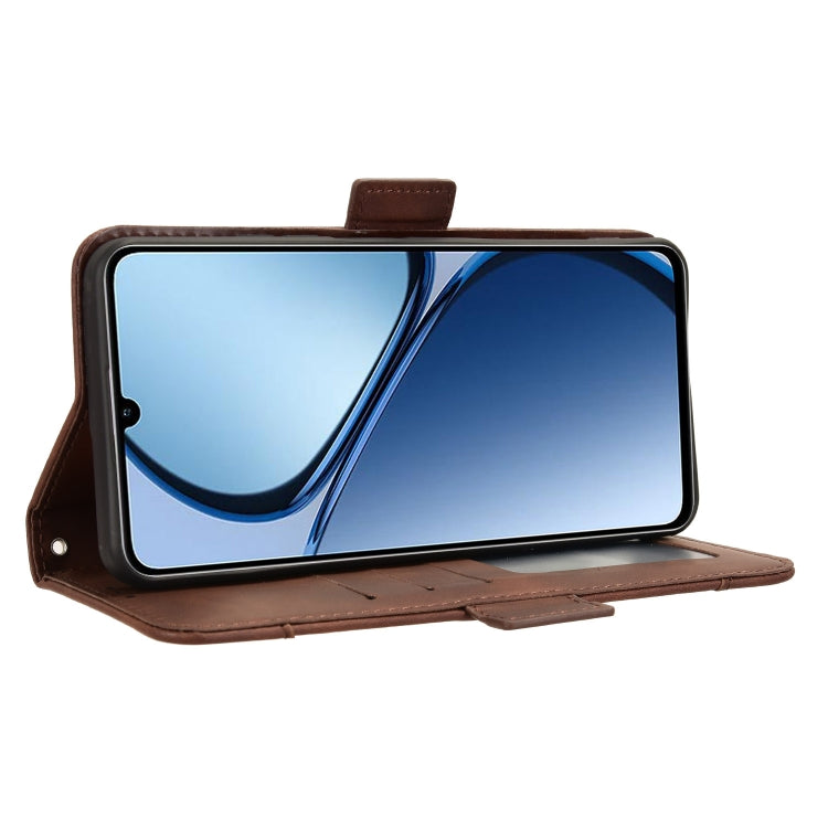 For Realme C63 4G / C61 4G / Narzo N63 4G Skin Feel Calf Texture Card Slots Leather Phone Case
