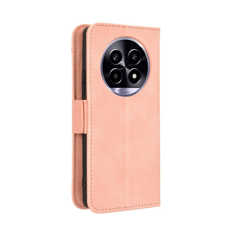 For Realme 13+ 5G Global Skin Feel Calf Texture Card Slots Leather Phone Case