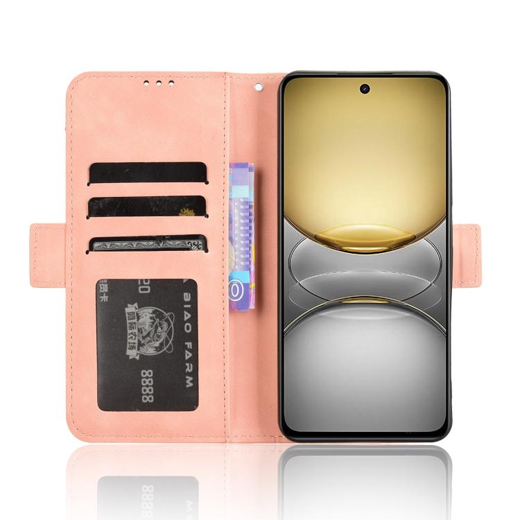 For Realme C75 4G Skin Feel Calf Texture Card Slots Leather Phone Case