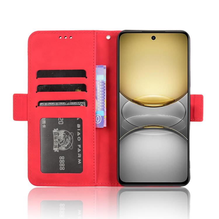 For Realme C75 4G Skin Feel Calf Texture Card Slots Leather Phone Case
