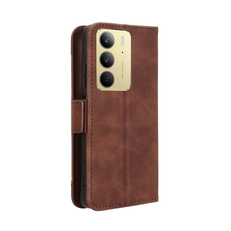 For Realme C75 4G Skin Feel Calf Texture Card Slots Leather Phone Case