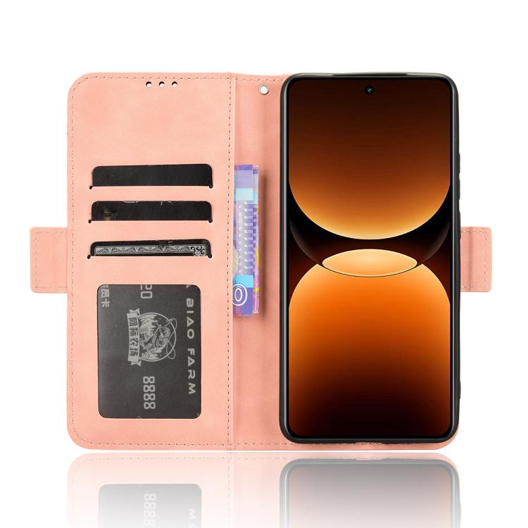 For Realme GT 7 Pro 5G Skin Feel Calf Texture Card Slots Leather Phone Case