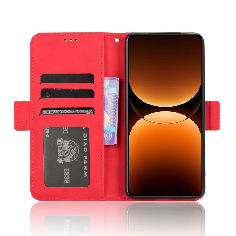 For Realme GT 7 Pro 5G Skin Feel Calf Texture Card Slots Leather Phone Case