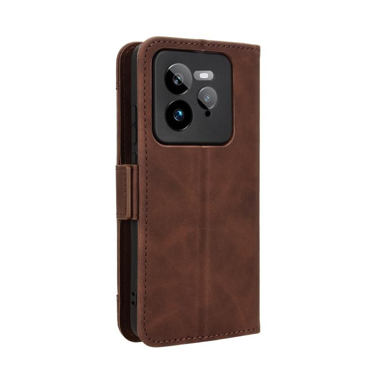For Realme GT 7 Pro 5G Skin Feel Calf Texture Card Slots Leather Phone Case
