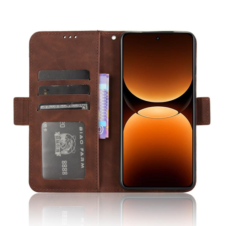 For Realme GT 7 Pro 5G Skin Feel Calf Texture Card Slots Leather Phone Case