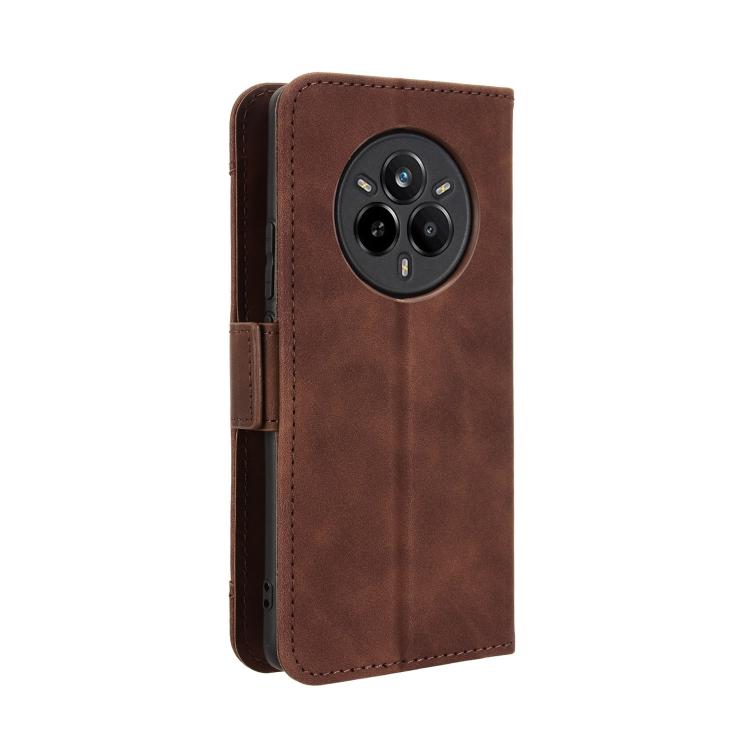 For Realme 14 Pro 5G Skin Feel Calf Texture Card Slots Leather Phone Case