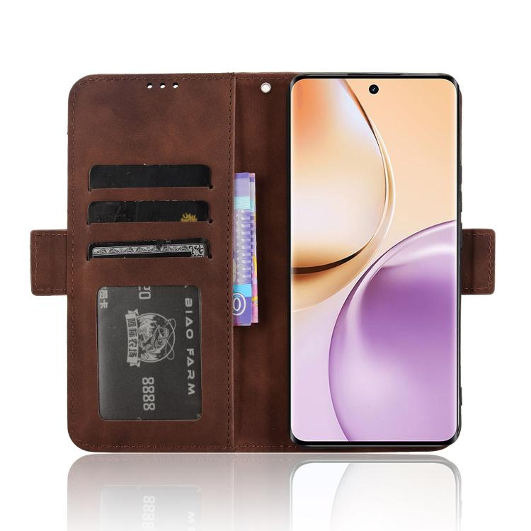 For Realme 14 Pro 5G Skin Feel Calf Texture Card Slots Leather Phone Case