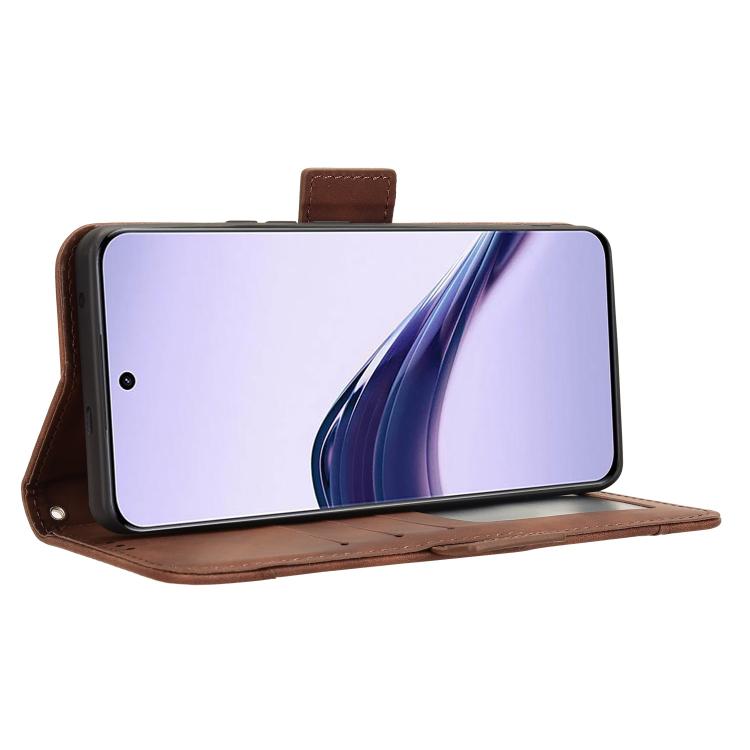 For Realme 14 Pro Lite 5G Skin Feel Calf Texture Card Slots Leather Phone Case