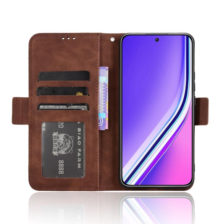 For Realme P3 Pro 5G Skin Feel Calf Texture Card Slots Leather Phone Case