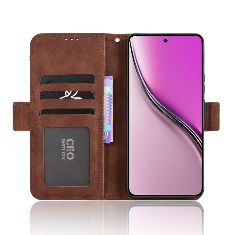 For Realme P3 5G / Neo7x 5G Skin Feel Calf Texture Card Slots Leather Phone Case