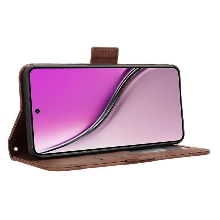 For Realme P3 5G / Neo7x 5G Skin Feel Calf Texture Card Slots Leather Phone Case