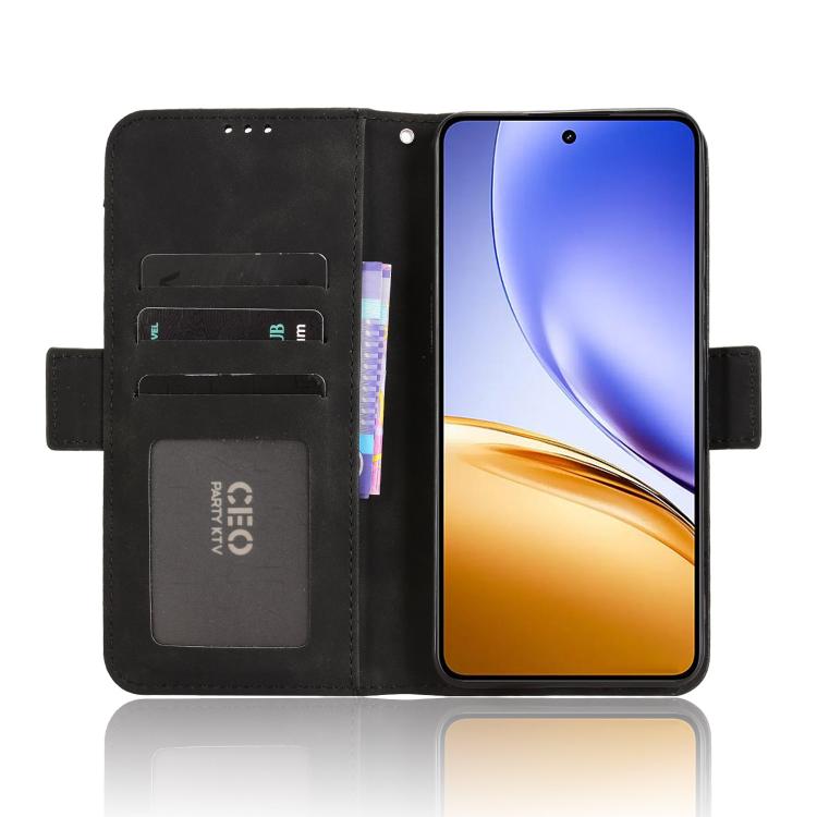 For Realme 14 5G Skin Feel Calf Texture Card Slots Leather Phone Case