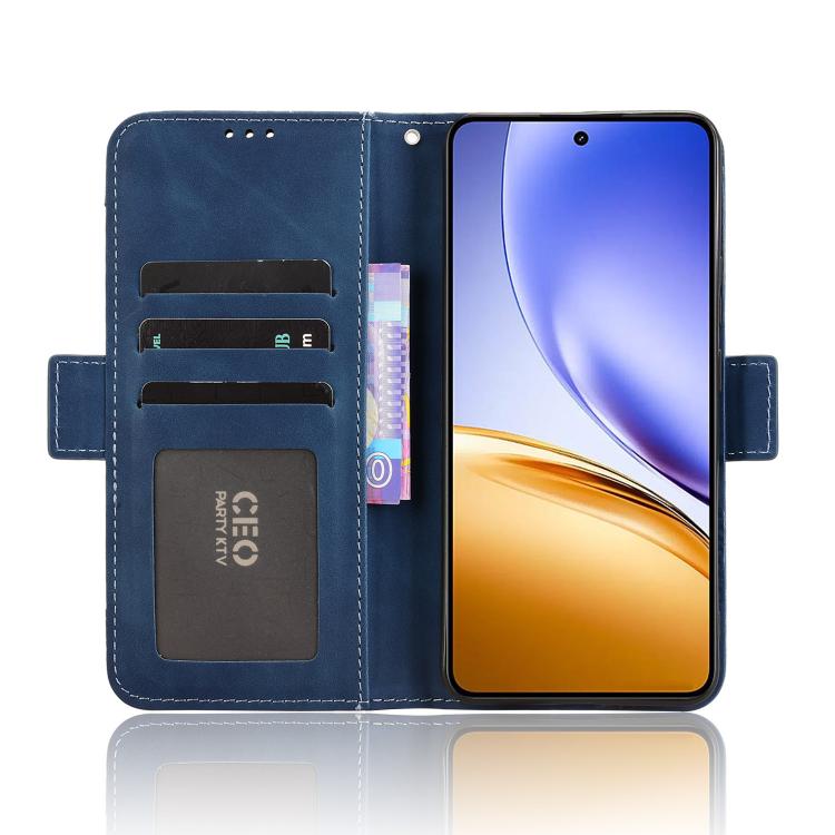 For Realme 14 5G Skin Feel Calf Texture Card Slots Leather Phone Case