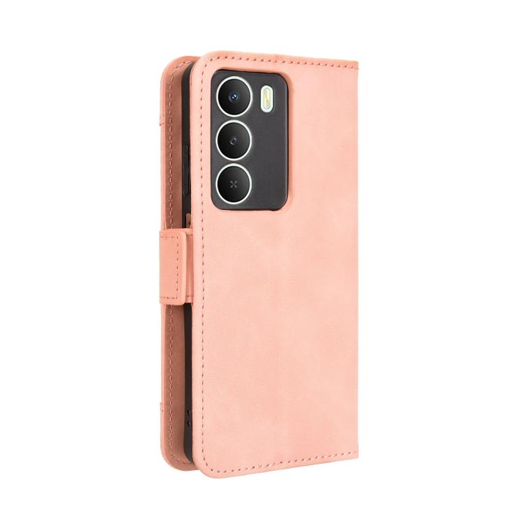 For Realme 14x 5G Malaysia / V70 Skin Feel Calf Texture Card Slots Leather Phone Case