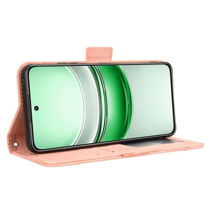 For Realme 14x 5G Malaysia / V70 Skin Feel Calf Texture Card Slots Leather Phone Case