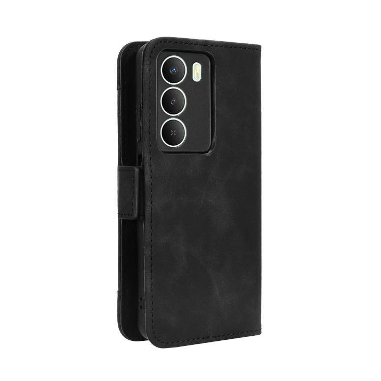 For Realme 14x 5G Malaysia / V70 Skin Feel Calf Texture Card Slots Leather Phone Case