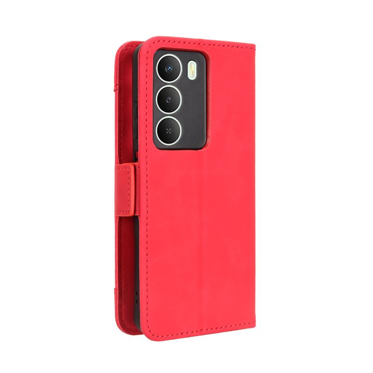 For Realme 14x 5G Malaysia / V70 Skin Feel Calf Texture Card Slots Leather Phone Case