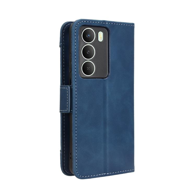 For Realme 14x 5G Malaysia / V70 Skin Feel Calf Texture Card Slots Leather Phone Case
