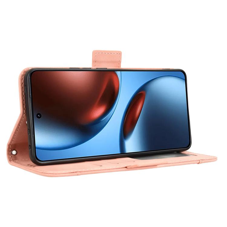 For Realme GT 7 5G Skin Feel Calf Texture Card Slots Leather Phone Case