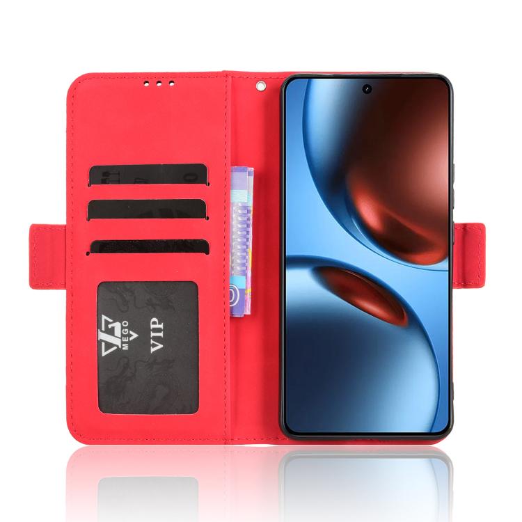 For Realme GT 7 5G Skin Feel Calf Texture Card Slots Leather Phone Case