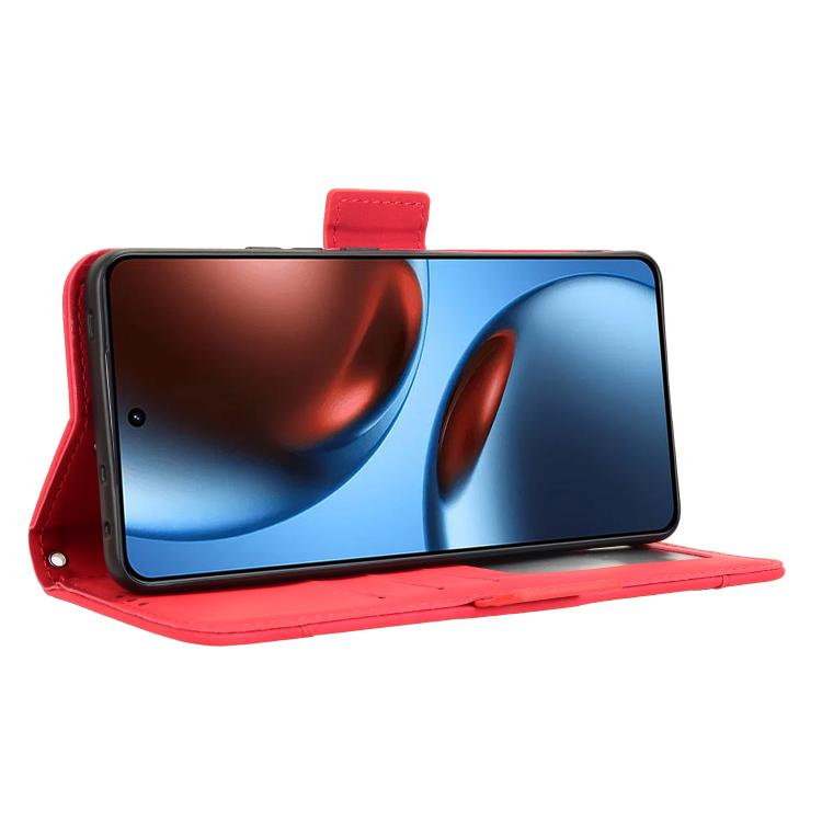 For Realme GT 7 5G Skin Feel Calf Texture Card Slots Leather Phone Case