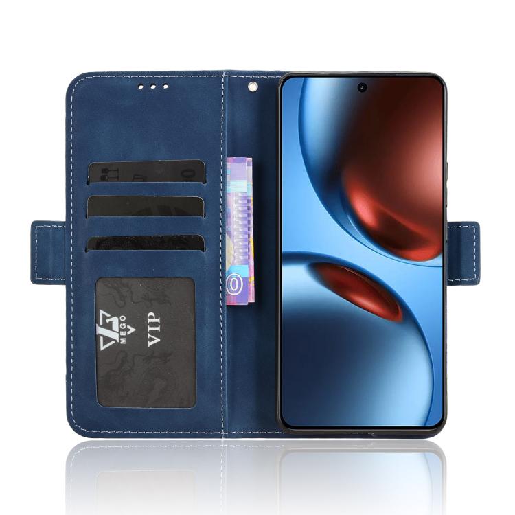 For Realme GT 7 5G Skin Feel Calf Texture Card Slots Leather Phone Case