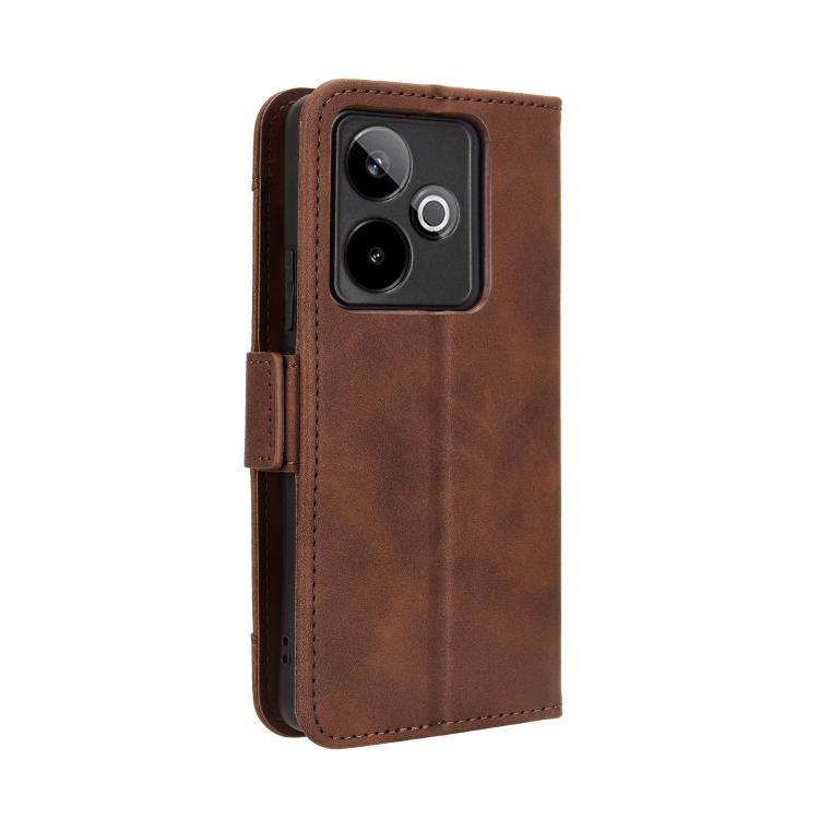 For Realme GT 7 5G Skin Feel Calf Texture Card Slots Leather Phone Case