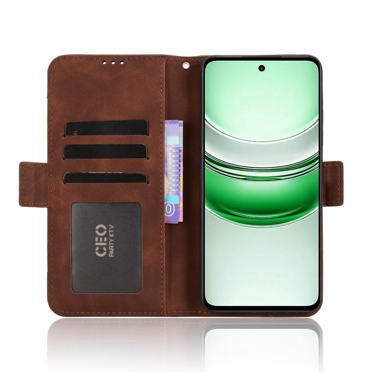 For Realme C71 4G Skin Feel Calf Texture Card Slots Leather Phone Case
