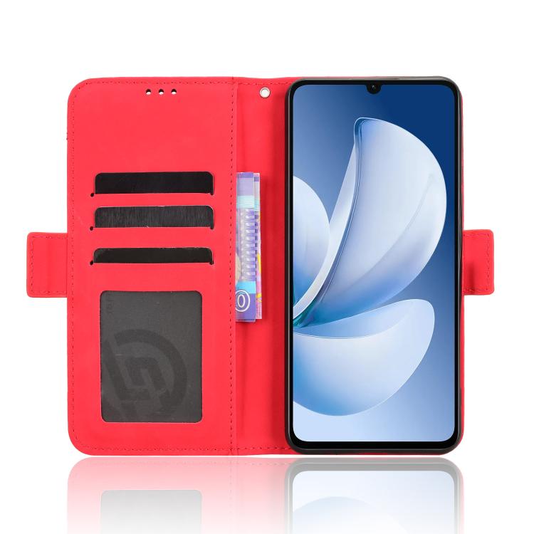 For Realme C71 4G India / Note 70T 4G Skin Feel Calf Texture Card Slots Leather Phone Case