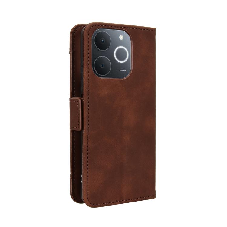 For Realme C71 4G India / Note 70T 4G Skin Feel Calf Texture Card Slots Leather Phone Case