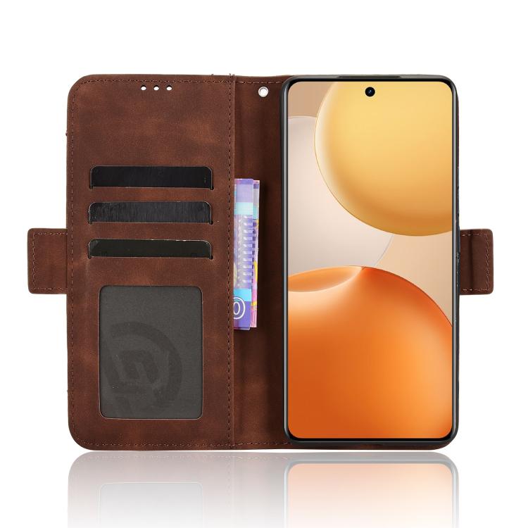 For Realme P4 Pro 5G Skin Feel Calf Texture Card Slots Leather Phone Case