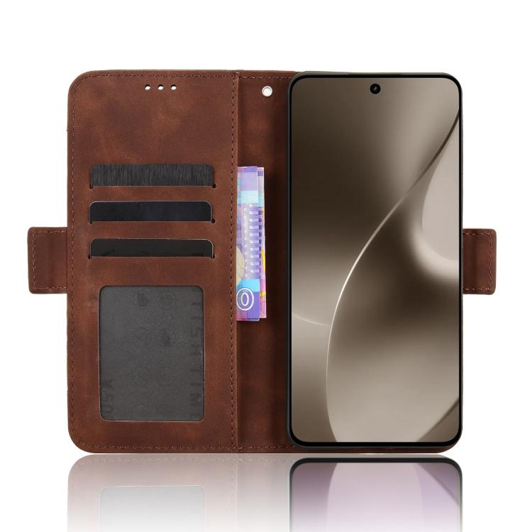 For Realme 15 SEA Skin Feel Calf Texture Card Slots Leather Phone Case