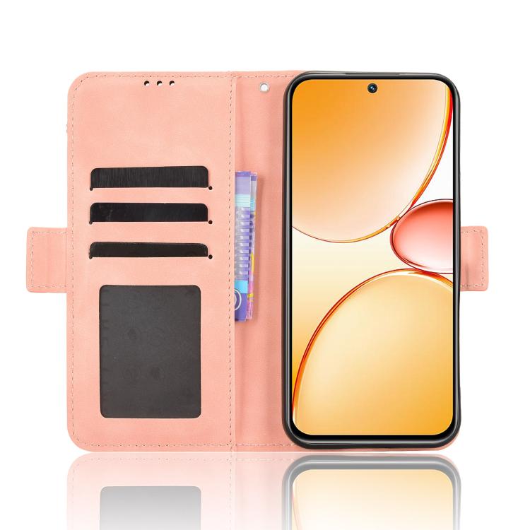 For Realme 15x 5G India / C85 5G Skin Feel Calf Texture Card Slots Leather Phone Case