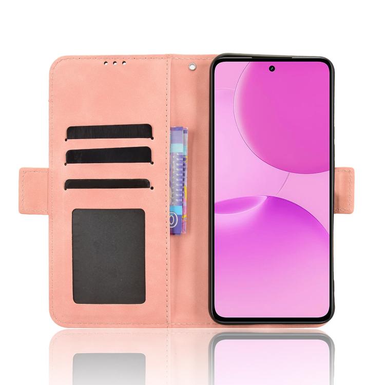For Realme P4x 5G Skin Feel Calf Texture Card Slots Leather Phone Case