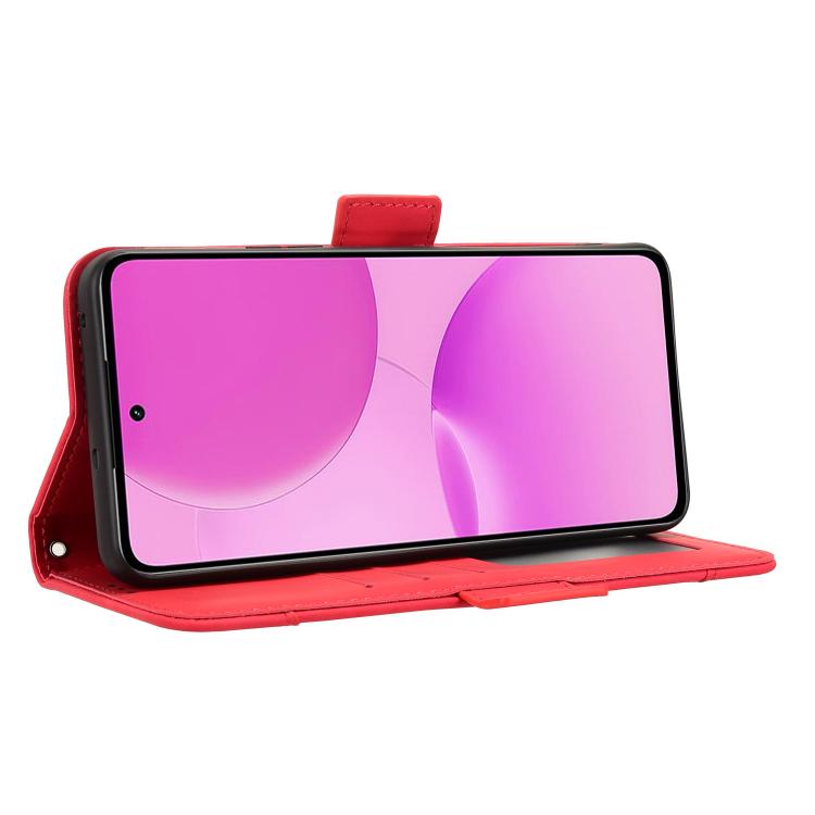 For Realme P4x 5G Skin Feel Calf Texture Card Slots Leather Phone Case