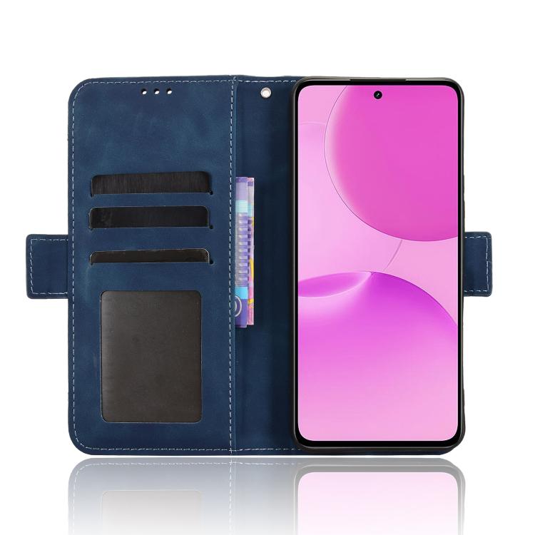 For Realme P4x 5G Skin Feel Calf Texture Card Slots Leather Phone Case