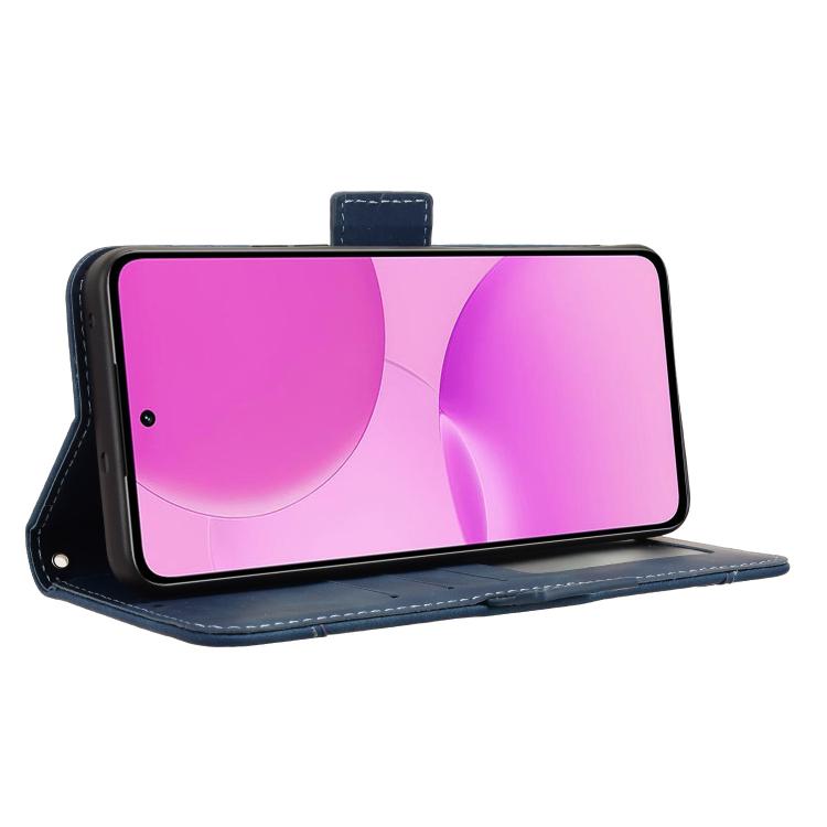 For Realme P4x 5G Skin Feel Calf Texture Card Slots Leather Phone Case