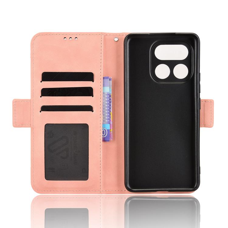 For Realme 16 Pro+ 5G Skin Feel Calf Texture Card Slots Leather Phone Case