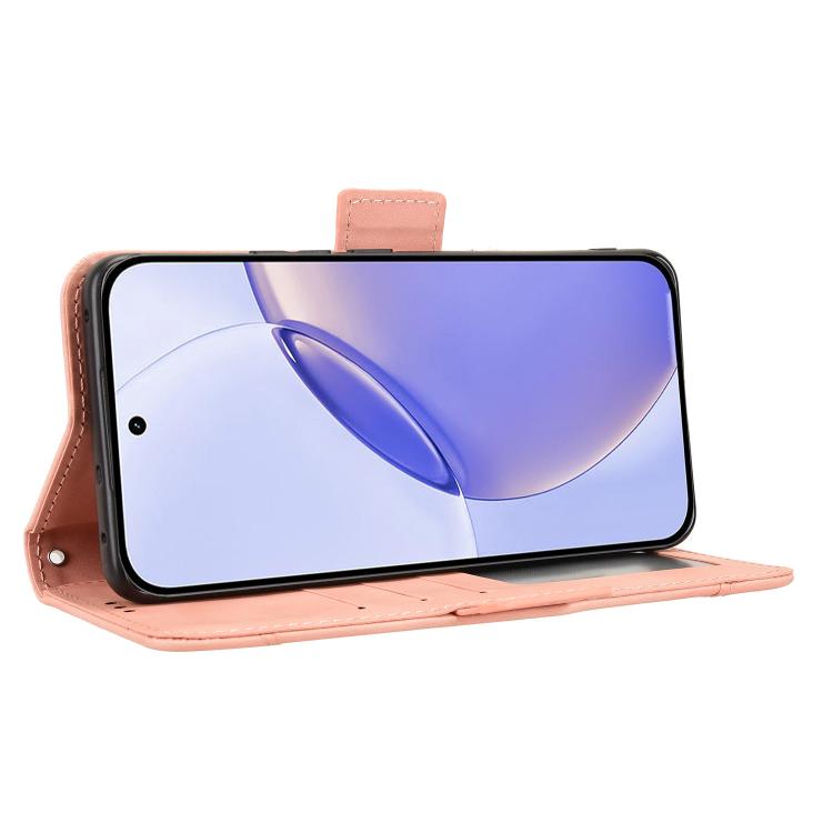 For Realme 16 Pro+ 5G Skin Feel Calf Texture Card Slots Leather Phone Case
