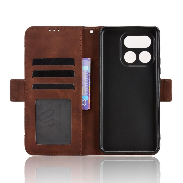 For Realme 16 Pro+ 5G Skin Feel Calf Texture Card Slots Leather Phone Case