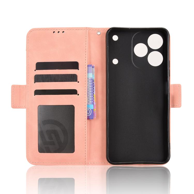 For Realme Note 80 4G Skin Feel Calf Texture Card Slots Leather Phone Case