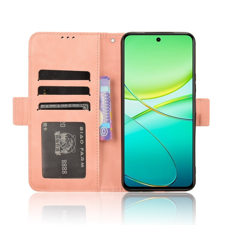 For vivo Y38 5G / Y200i 5G Skin Feel Calf Texture Card Slots Leather Phone Case