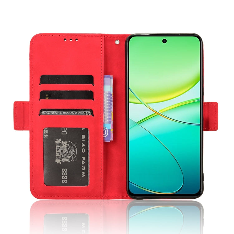 For vivo Y38 5G / Y200i 5G Skin Feel Calf Texture Card Slots Leather Phone Case
